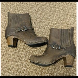 Dansko Rihanna Brown Leather Studded boots